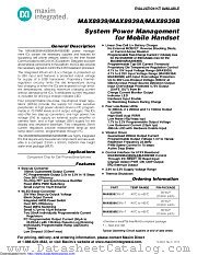 MAX8939B datasheet pdf MAXIM - Dallas Semiconductor