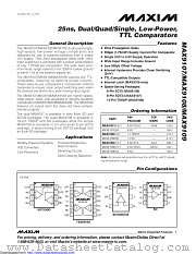 MAX9107EKA datasheet pdf MAXIM - Dallas Semiconductor