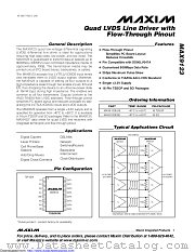 MAX9123ESE datasheet pdf MAXIM - Dallas Semiconductor
