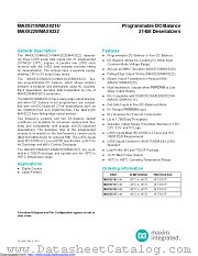 MAX9220EUM+TD datasheet pdf MAXIM - Dallas Semiconductor