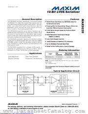 MAX9235ETE+ datasheet pdf MAXIM - Dallas Semiconductor