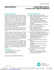 MAX9291GTN/VY+ datasheet pdf MAXIM - Dallas Semiconductor