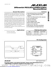 MAX9321BESA+ datasheet pdf MAXIM - Dallas Semiconductor