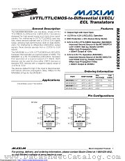 MAX9361EKA datasheet pdf MAXIM - Dallas Semiconductor