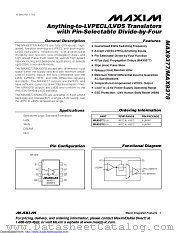 MAX9378EUA+T datasheet pdf MAXIM - Dallas Semiconductor