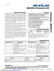 MAX9513EVKIT datasheet pdf MAXIM - Dallas Semiconductor