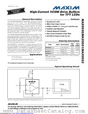 MAX9552EUD+T datasheet pdf MAXIM - Dallas Semiconductor