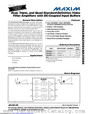 MAX9584AUA+T datasheet pdf MAXIM - Dallas Semiconductor