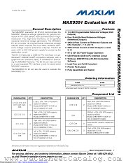 MAX9591EVKIT+ datasheet pdf MAXIM - Dallas Semiconductor