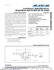 MAX9615 datasheet pdf MAXIM - Dallas Semiconductor