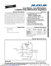 MAX9627ATC+T datasheet pdf MAXIM - Dallas Semiconductor