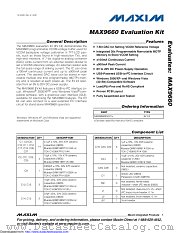 MAX9660EVKIT+ datasheet pdf MAXIM - Dallas Semiconductor