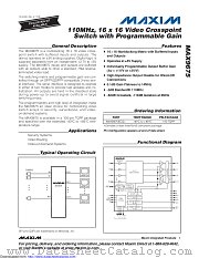 MAX9675ECQ+D datasheet pdf MAXIM - Dallas Semiconductor