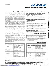 MAX9706EVKIT datasheet pdf MAXIM - Dallas Semiconductor