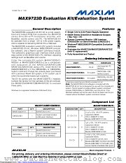 MAX9723DEVKIT datasheet pdf MAXIM - Dallas Semiconductor