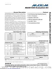 MAX9725EEVKIT+ datasheet pdf MAXIM - Dallas Semiconductor