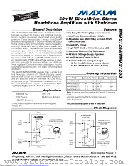 MAX9728AETC+ datasheet pdf MAXIM - Dallas Semiconductor