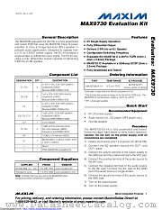 MAX9730EVKIT datasheet pdf MAXIM - Dallas Semiconductor