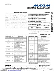 MAX9742EVKIT+ datasheet pdf MAXIM - Dallas Semiconductor