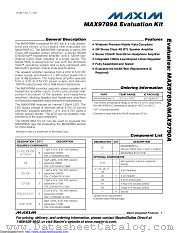 MAX9789AEVKIT+ datasheet pdf MAXIM - Dallas Semiconductor