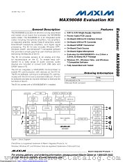 MAX98088EVKIT datasheet pdf MAXIM - Dallas Semiconductor
