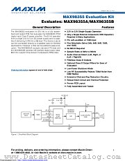 MAX98355EVKIT# datasheet pdf MAXIM - Dallas Semiconductor