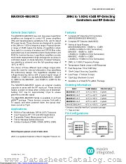 MAX9930 datasheet pdf MAXIM - Dallas Semiconductor