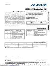MAX9938EVKIT+ datasheet pdf MAXIM - Dallas Semiconductor