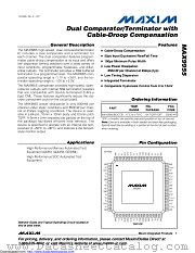 MAX9955BDCCB+D datasheet pdf MAXIM - Dallas Semiconductor