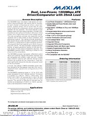 MAX9969 datasheet pdf MAXIM - Dallas Semiconductor
