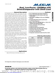 MAX9975 datasheet pdf MAXIM - Dallas Semiconductor