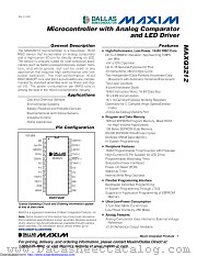 MAXQ3212 datasheet pdf MAXIM - Dallas Semiconductor