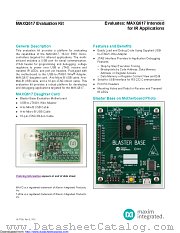 MAXQ617EVKIT datasheet pdf MAXIM - Dallas Semiconductor