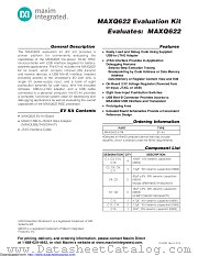 MAXQ622-KIT# datasheet pdf MAXIM - Dallas Semiconductor