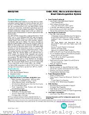 MAXQ7666BATM+ datasheet pdf MAXIM - Dallas Semiconductor
