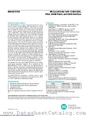 MAXQ7670ATL/V+T datasheet pdf MAXIM - Dallas Semiconductor