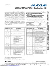 MAXSPCSPARTAN6 datasheet pdf MAXIM - Dallas Semiconductor