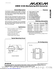 MX7541ATQ/883B datasheet pdf MAXIM - Dallas Semiconductor