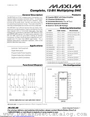 MX7845JR+ datasheet pdf MAXIM - Dallas Semiconductor