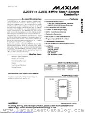 MXB7843EEE+ datasheet pdf MAXIM - Dallas Semiconductor
