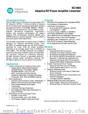 SC1869A-00A00E datasheet pdf MAXIM - Dallas Semiconductor