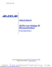 Z86L82 datasheet pdf MAXIM - Dallas Semiconductor