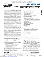 ZA9L0 datasheet pdf MAXIM - Dallas Semiconductor