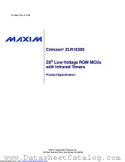 ZLR16300 datasheet pdf MAXIM - Dallas Semiconductor