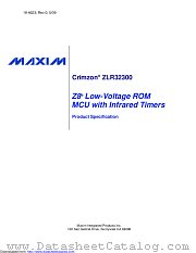 ZLR323H2824GR55W5 datasheet pdf MAXIM - Dallas Semiconductor