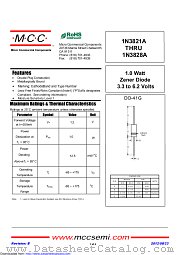 1N3821C datasheet pdf Micro Commercial Components