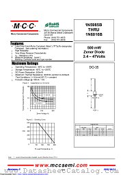 1N5997B datasheet pdf Micro Commercial Components