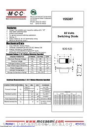 1SS387 datasheet pdf Micro Commercial Components