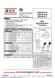 2SA1013-R datasheet pdf Micro Commercial Components
