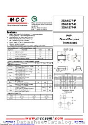 2SA1577-P datasheet pdf Micro Commercial Components